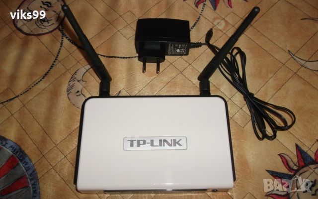 Wi-Fi Рутер TP-Link TL-MR3420 3G/3.75G 300 Mbits с USB , снимка 2 - Рутери - 46567527