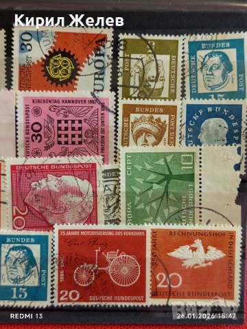 Стари пощенски марки от цял свят смесени ШВЕЙЦАРИЯ,ГДР за КОЛЕКЦИЯ ДЕКОРАЦИЯ 51605, снимка 3 - Филателия - 53232541