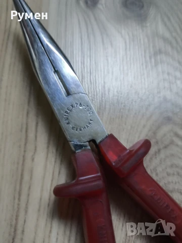 Клещи Knipex 26-200 с резачка хромирани 200 mm, снимка 6 - Клещи - 51252510