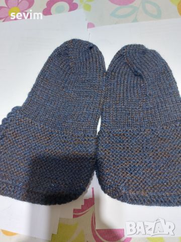 Мъжки вълнени чорапи и терлици ръчна изработка , снимка 10 - Мъжки чорапи - 45898043