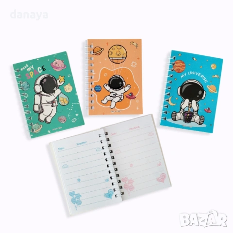 6525 Комплект мини тефтерчета бележник, 10×7 см