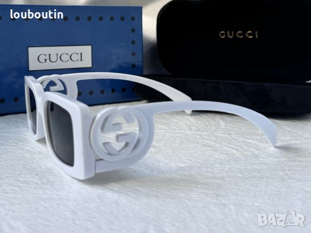 Gucci 2024 дамски слънчеви очила правоъгълни GG1325, снимка 11 - Слънчеви и диоптрични очила - 46486468