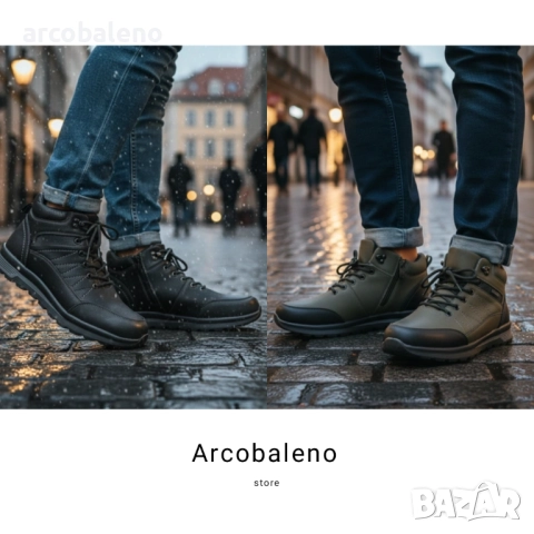 Мъжки ежедневни зимни боти Mack, 2цвята 