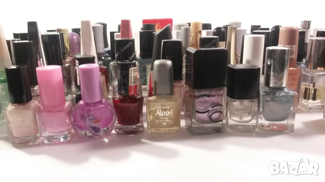 Лот 93 различни лакове за нокти - използвани малко или много, снимка 3 - Други - 54193551