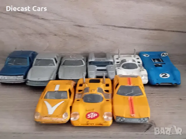 Porsche, Chaprral, Ghia, Lotus,Lancia, Iso Grifo, OSI Bisiluro, Polistil, Politoys 1:43