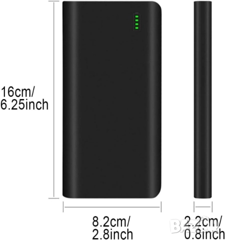 65W Универсална преносима батерия за лаптоп и телефон. TalentCell Power Bank NB7102, снимка 8 - Лаптоп аксесоари - 52370371