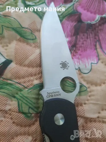 Сгъваем джобен нож ножче ножка Spyderco CPM S30V, снимка 4 - Ножове - 46896822