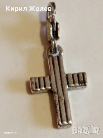 Сребърен медальон с инкрустирани кристали стилен дизайн много красив 52616, снимка 9 - Колиета, медальони, синджири - 53051486