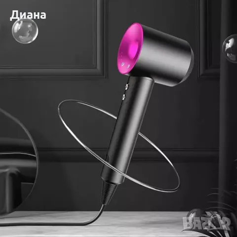 5 в 1 Сешоар Super Hair Dryer DS със сензори за измерване на температурата и магнитни насадки за все, снимка 4 - Сешоари - 48992950