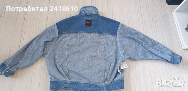 Hugo Boss  C_Bomber Trucker Oversize Womens Jacket Size XL  НОВО! ОРИГИНАЛ! Дамско Дънково Яке!, снимка 3 - Якета - 52225639