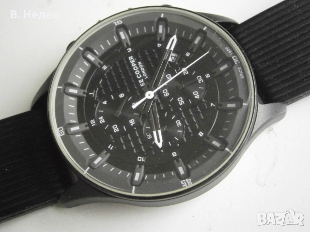 Lee Cooper, London, chronograph, quartz Citizen/Miyota, TOP!, снимка 3 - Мъжки - 51940411