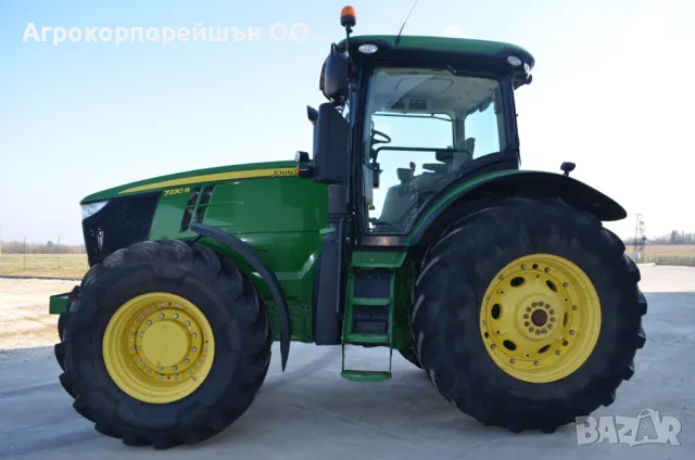 Трактор John Deere 7230R✅ЛИЗИНГ✅НОВ ВНОС, снимка 2 - Селскостопанска техника - 47257326