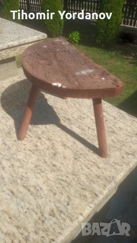 Трикрако столче., снимка 5 - Антикварни и старинни предмети - 51009348