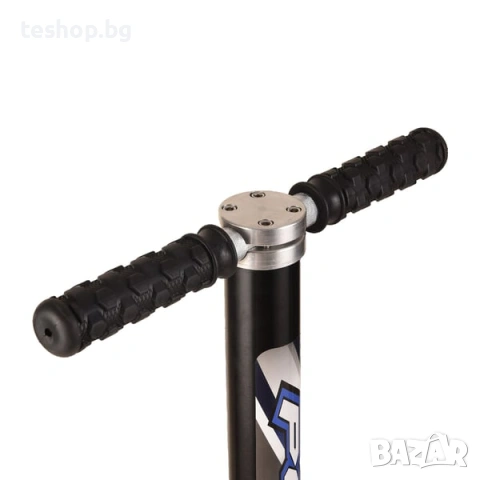 Пого стик, 95x24x6 см, черен Relaxdays 122 см, снимка 5 - Фитнес уреди - 53761149