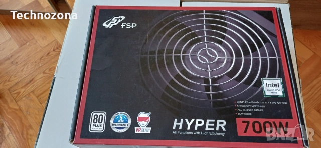Компютърно захранване FSP Hyper 700W (HP700S) – 80+ Bronze, снимка 7 - Захранвания и кутии - 53597183