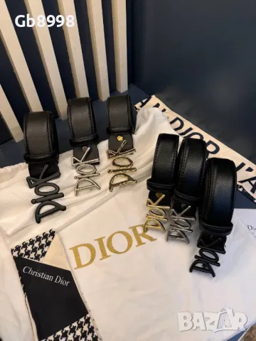 Естествена кожа Dior, снимка 3 - Колани - 48093579