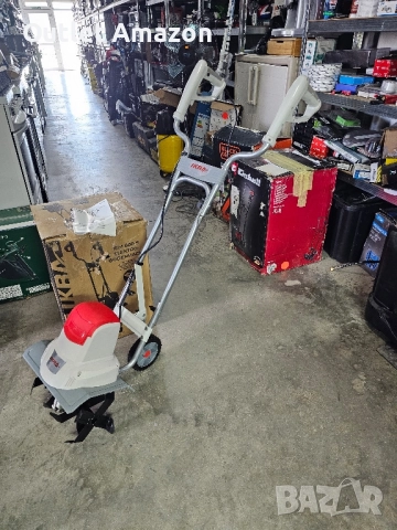 Електрическа фреза IKRA IEM 800S, 800 W, 30 см, снимка 2 - Градинска техника - 51720283