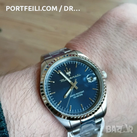 Оригинален лицензиран часовник Maserati от Morellato Italy, корона на винт, 10 АТМ, снимка 8 - Мъжки - 54212652