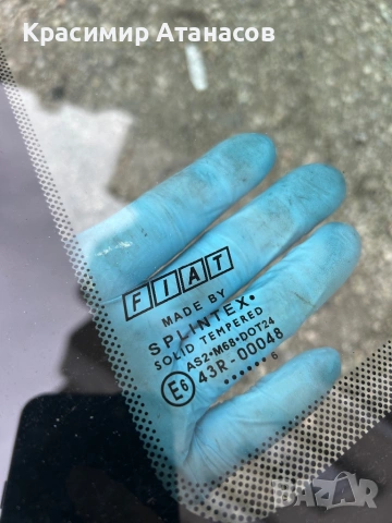 Странично стъкло задно ляво за Фиат Гранде пунто две врати. 2005-2011г, снимка 4 - Части - 53896009