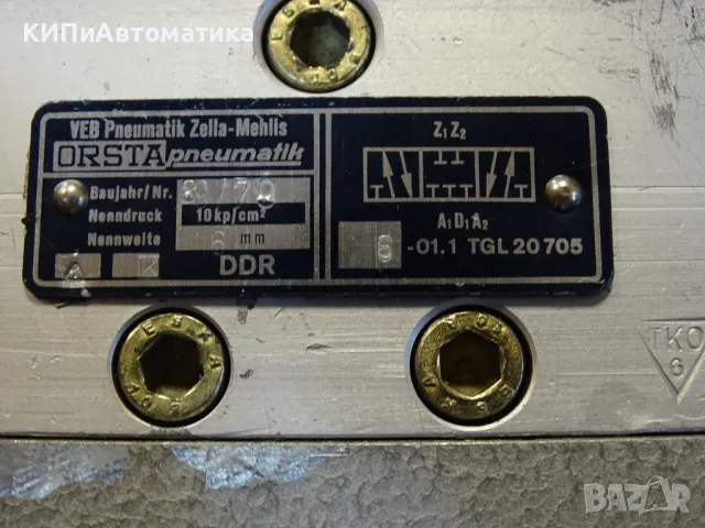 пневматичен блок wmw DDR StGK04/0400 Pneumatic Valve NW-6mm Orsta TGL20705, снимка 6 - Резервни части за машини - 47676021