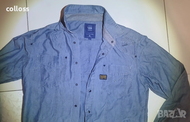 G-STAR RAW - оригинална риза "L", снимка 3 - Ризи - 54139495
