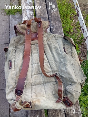 Брезентова раница, снимка 4 - Други ценни предмети - 54302585