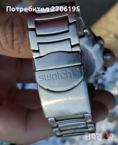 Swatch Irony Swiss Quartz Chronograph V8 Sport Panda Face Мъжки часовник

, снимка 2 - Мъжки - 44943260