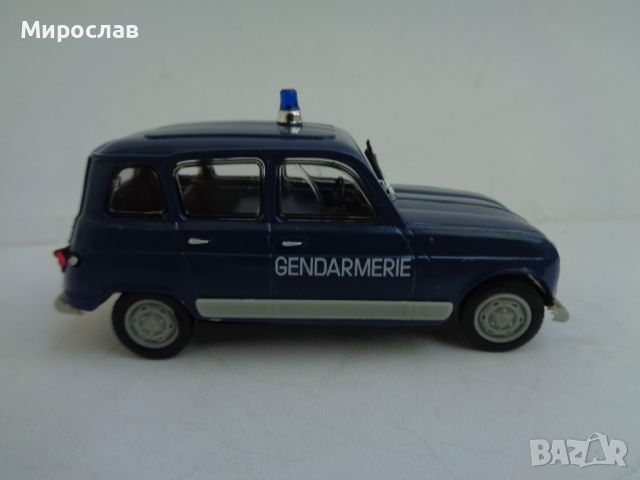  1:43 NOREV RENAULT R4 POLICE ПОЛИЦИЯ ИГРАЧКА КОЛИЧКА МОДЕЛ, снимка 3 - Колекции - 45994729