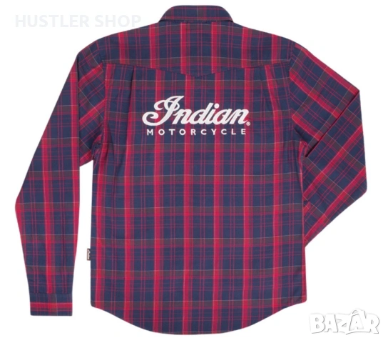 Мъжка мото риза INDIAN MOTORCYCLE. Размер XL, снимка 2 - Ризи - 54071809