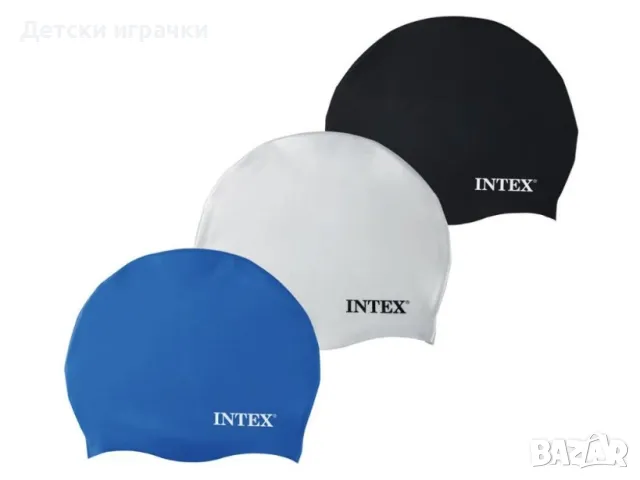 Детска Шапка за плуване Intex, силиконова, 8+ години