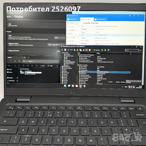 Лаптоп DELL Latitude 3420/14” IPS/i5-1135G7/8GB/266GB, снимка 10 - Лаптопи за работа - 52503231
