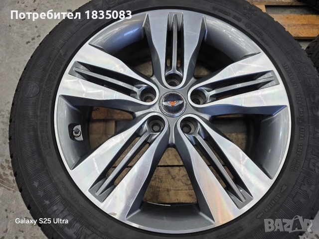 Лети джанти 18ки 5х114.3 Hyundai, Kia + зимни гуми 225/55/18 Platin, снимка 5 - Гуми и джанти - 53342254