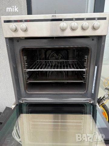 Фурна за вграждане AEG Инокс с плот , снимка 9 - Печки, фурни - 53719713