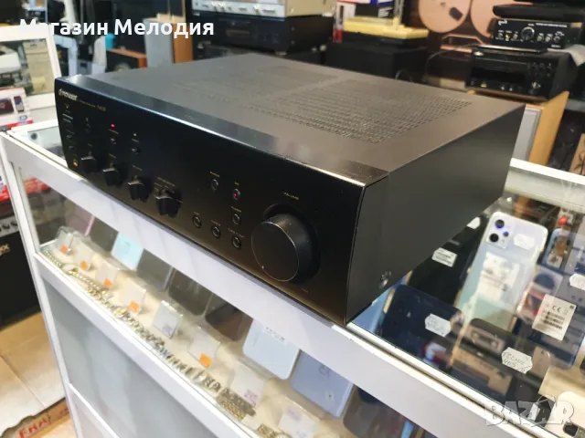 Усилвател Pioneer A-402R Две по 80 вата на 4 ома. В отлично техническо и визуално състояние., снимка 7 - Ресийвъри, усилватели, смесителни пултове - 47024062