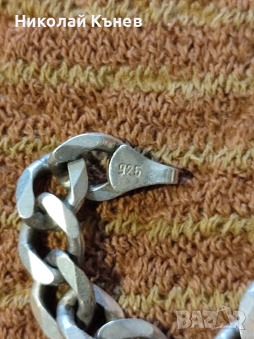 Продавам сребърен синджир., снимка 2 - Колиета, медальони, синджири - 53926083