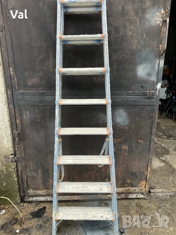 Алуминиева стълба 2 м, снимка 2 - Други инструменти - 53271206