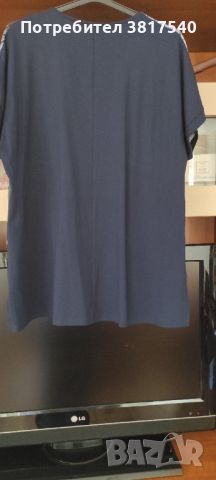 Дамска дълга блуза с къс ръкав , снимка 2 - Ризи - 45113100