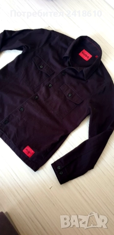 Hugo Boss HUGO Enalu Mens Jacket Size S / M  Пролет - Есен ОРИГИНАЛ! Мъжко Яке - Тип Риза!, снимка 13 - Якета - 52399566