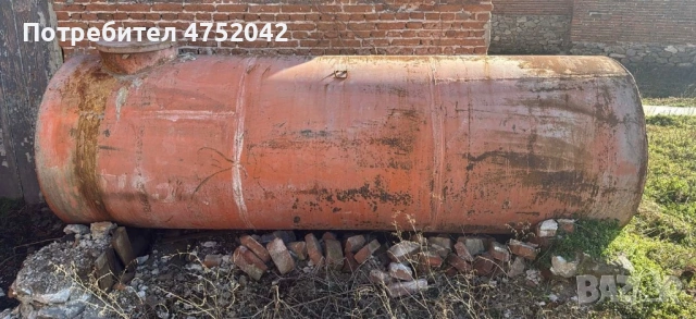 Продавам стоманена хоризонтална цистерна с вместимост около 4–5 тона., снимка 3 - Други машини и части - 53667989