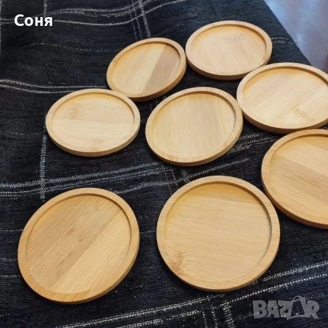 Дървени шайби, поставки, танури, за вашите проекти, снимка 2 - Други стоки за дома - 50919313