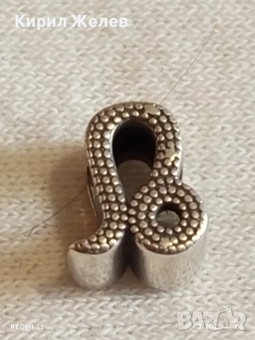 Сребърен талисман на зодия ЛЪВ на ПАНДОРА луксозно бижу 48250, снимка 5 - Колиета, медальони, синджири - 52718929