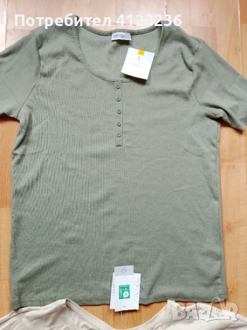 НОВИ Дамски блузки с етикети, снимка 6 - Тениски - 53969056