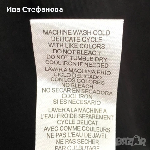 офис  луксозна миди дължина елегантна рокля рипс кокетни плисирани ръкави камбанка NINA LEONARD, снимка 8 - Рокли - 48086763