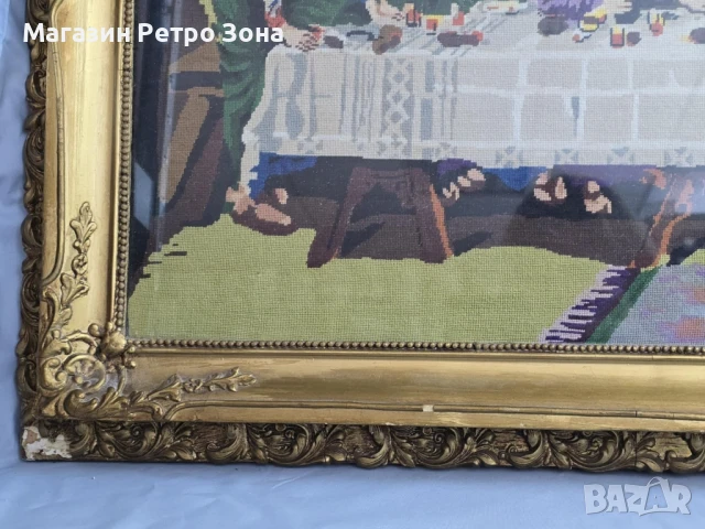 Огромен гоблен "Тайната вечеря, снимка 4 - Гоблени - 50815074