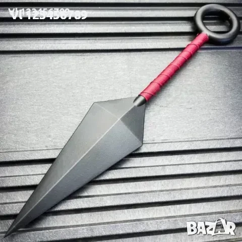 Голяма тежка кама за хвърляне "Нинджа Кунай" -120х230 мм, снимка 3 - Ножове - 50772801