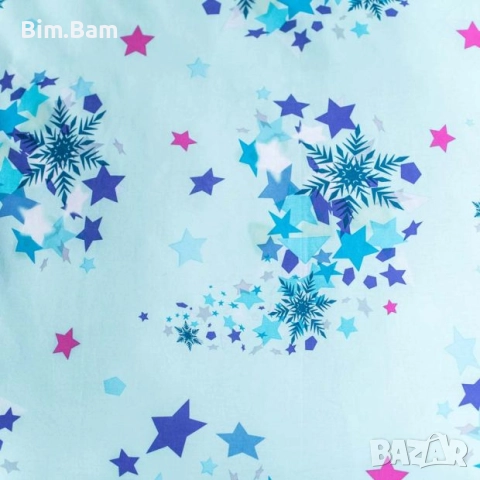 Оригинален детски фосфоресциращ двулицев спален комплект FROZEN  GLOW /100% памук, снимка 2 - Спално бельо и завивки - 51436032