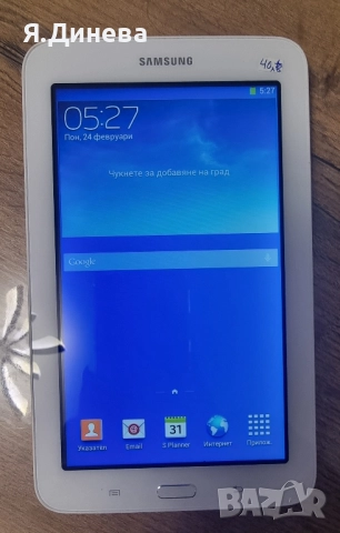 Таблет Samsung Galaxy Tap 3 Lite, снимка 4 - Таблети - 52540086