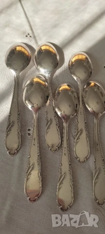 Комплект 18 броя посребрени прибори за хранене* SOLINGEN 100*, снимка 6 - Прибори за хранене, готвене и сервиране - 51058642