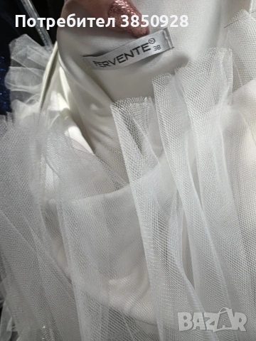 къса официална рокля , снимка 2 - Сватбени рокли - 53219817