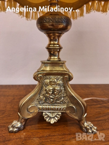 Винтидж настолна лампа , снимка 5 - Настолни лампи - 53774191